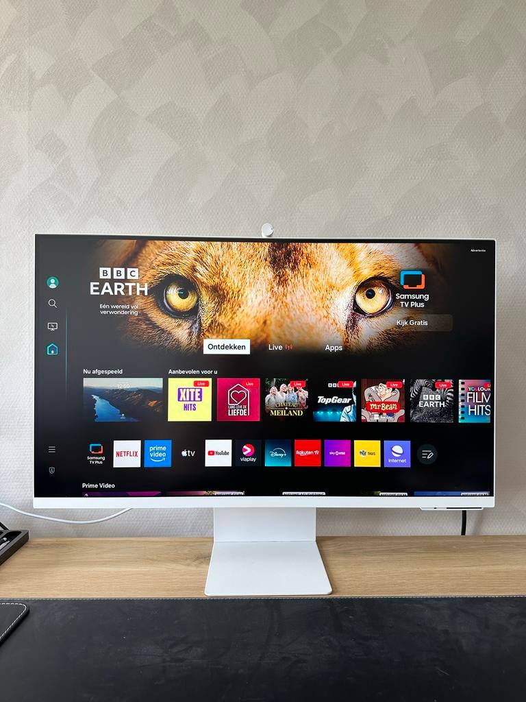 Samsung M8 Smart Monitor 32 inch 4K UHD, Computers en Software, Monitoren, Ophalen, HDMI, Ingebouwde speakers, 60 Hz of minder