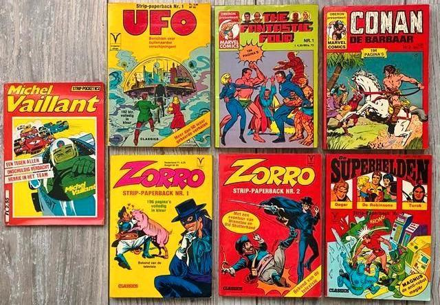 Diverse Classics Strip-paperbacks/pockets (7x) izgst !, Boeken, Europa, Ophalen of Verzenden, Zo goed als nieuw, Diverse tekenaars en schrijvers