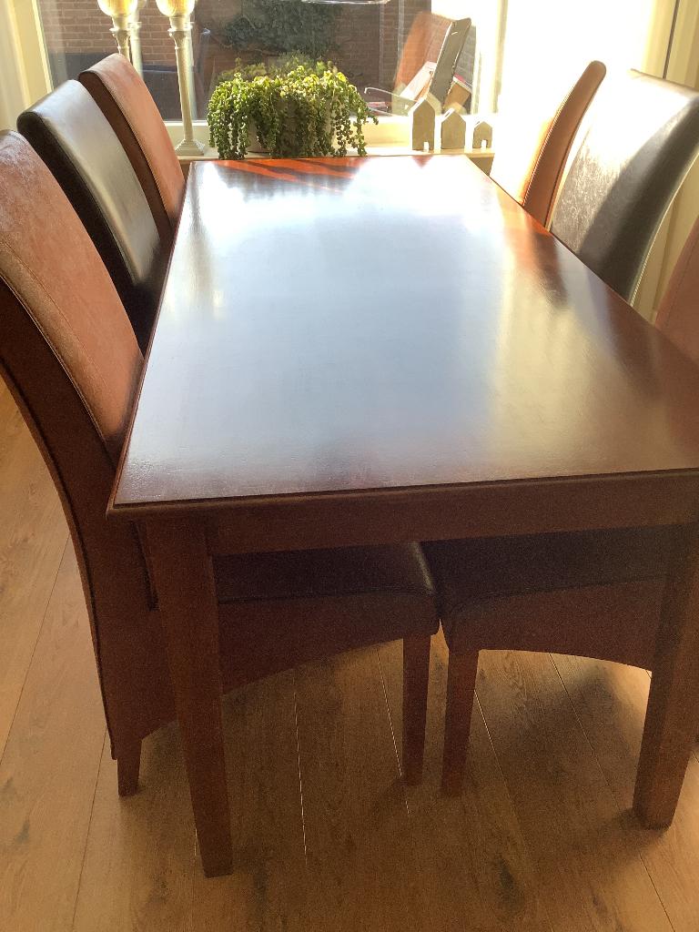 Eettafel, Ophalen, Gebruikt, 50 tot 100 cm, Vijf personen of meer