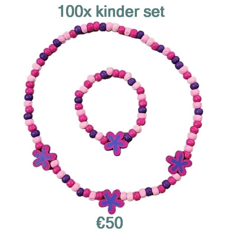 100x Set Armband Ketting NIEUW Markthanden Partijhandel, Ophalen, Overige materialen, Ambachtsweg 21, Nieuw