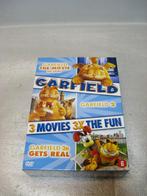 BOX met 3 GARFIELD MOVIES, Alle leeftijden, Ophalen of Verzenden, Nieuw in verpakking