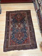 Antiek Perzisch Tapijt Qashqai ( Carpet / Rug ) 206 x 144 cm, Gebruikt, Wol, 200 cm of meer, Ophalen of Verzenden