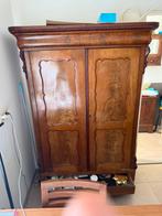 Antieke biedermeier kast, Ophalen