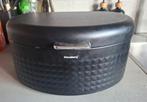 Mat zwarte half ovalen broodtrommel van Klausberg, Ophalen of Verzenden, Zo goed als nieuw
