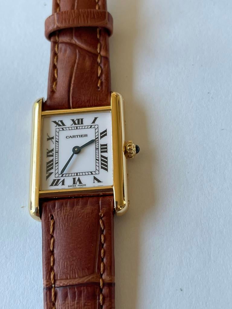 Cartier horloge band en sluiting te koop gevraagd, Sieraden, Tassen en Uiterlijk, Horloges | Dames, Overige merken, Leer, Ophalen of Verzenden