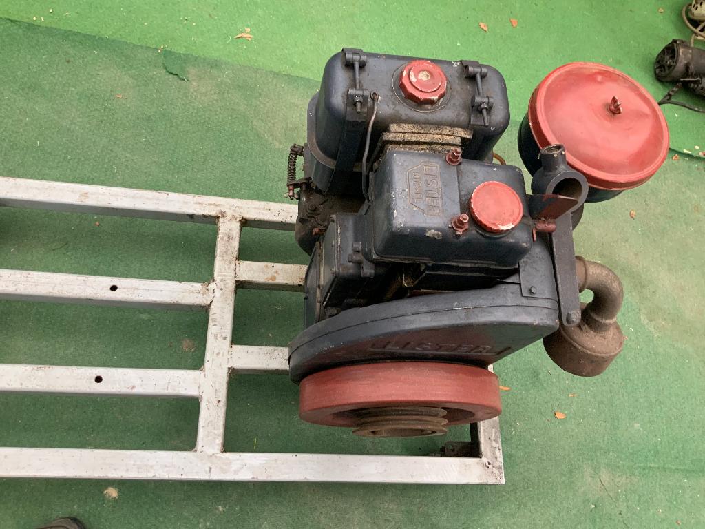 Dieselmotor lister, Ophalen, Gebruikt