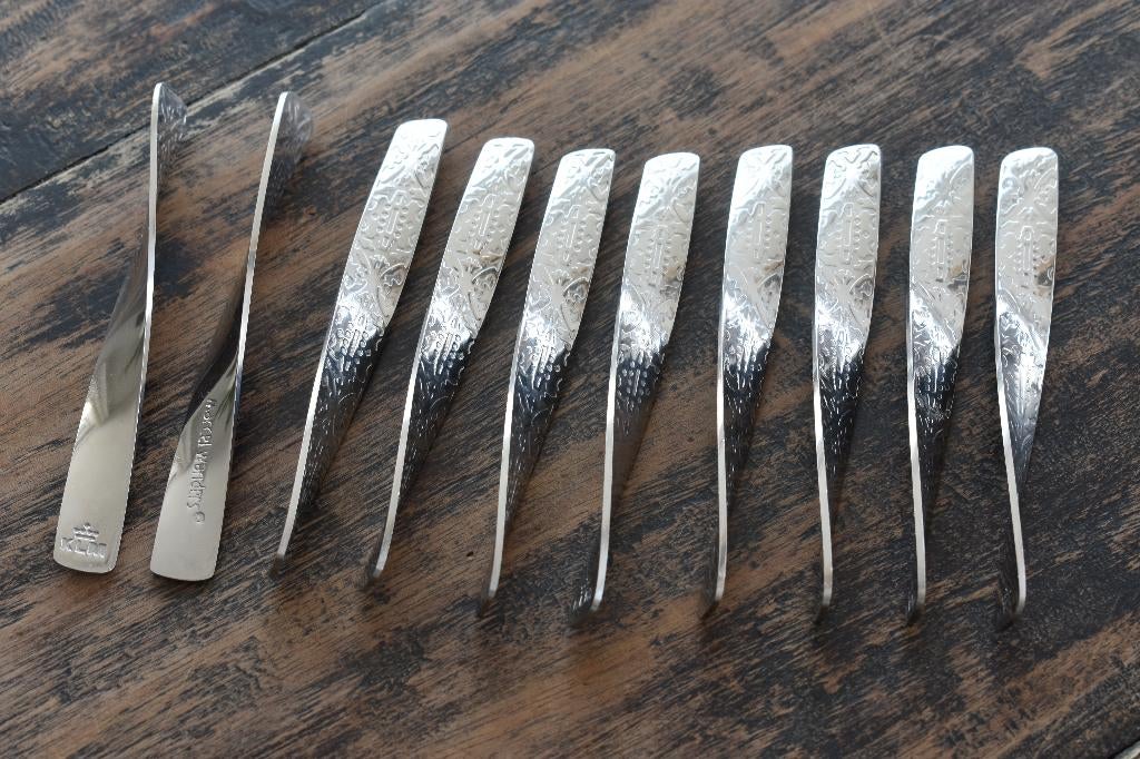 Marcel Wanders voor KLM roerstaafjes - lepeltjes 10x, Verzamelen, Luchtvaart en Vliegtuigspotten, Ophalen of Verzenden, Gebruikt