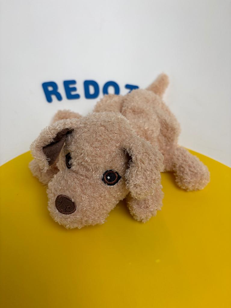 509 ikea handpop hond licht bruin, Kinderen en Baby's, Ophalen of Verzenden, Zo goed als nieuw, Hond