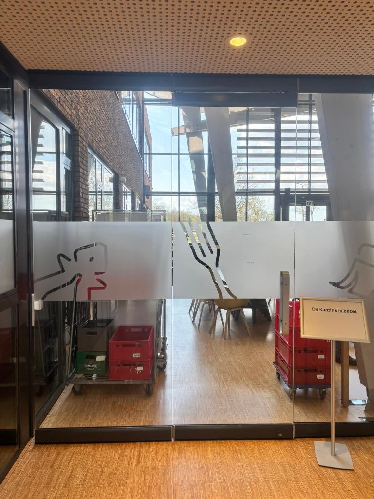 Espero Visio glaswand / glazen vouwwanden (afm. 730x275 cm), Ophalen, Gebruikt