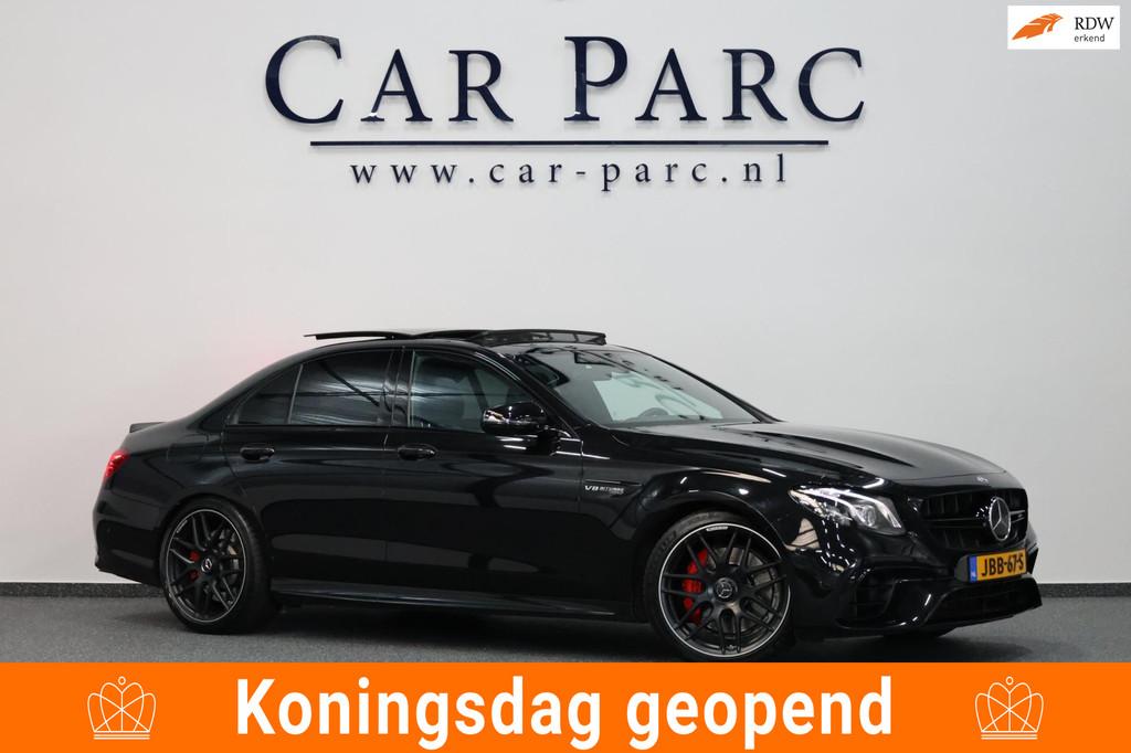 Mercedes-Benz E-klasse AMG 63 4MATIC 650+PK LED/VIRTUAL/SFEE, Auto's, Automaat, Gebruikt, Zwart, 11 km/l