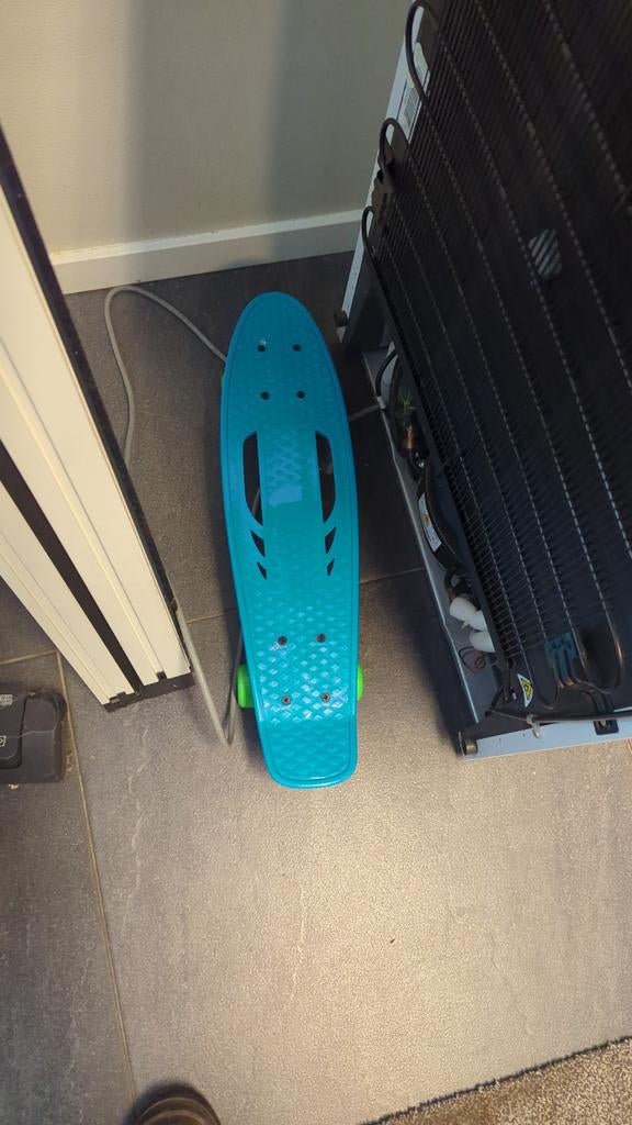 Turquoise Skateboard - Zo goed als nieuw, Ophalen of Verzenden, Zo goed als nieuw, Skateboard