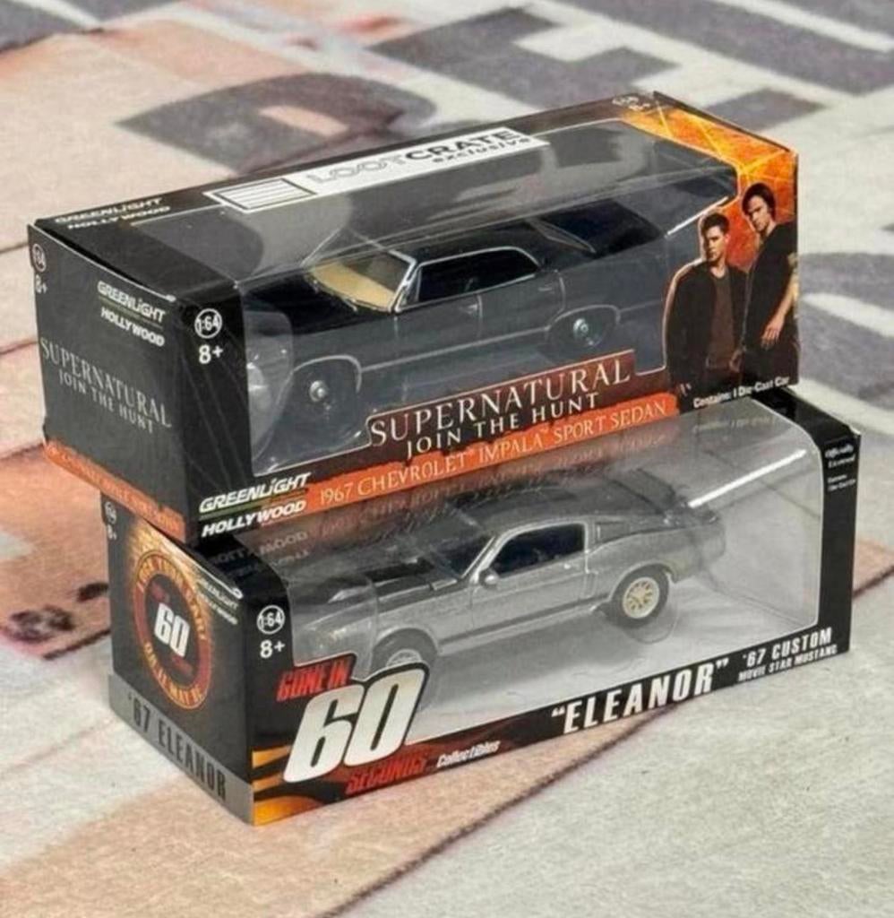 Supernatural 1967 Chevrolet Impala & Ford Mustang Eleanor, Auto, Nieuw, Ophalen of Verzenden, H