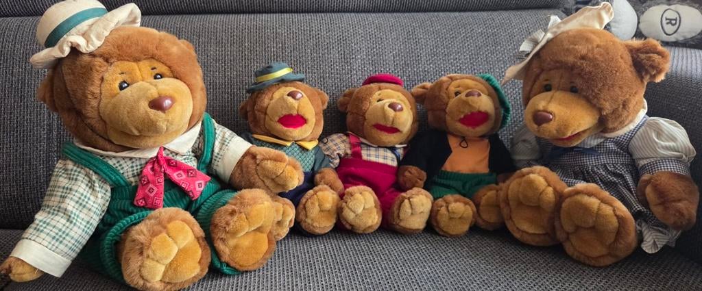 Douwe egberts beren familie, Verzamelen, Ophalen of Verzenden, Zo goed als nieuw, Stoffen beer, Overige merken