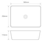 AANBIEDING! Balvi 36, mat zwart, waskom, modern, luxe design, Ophalen of Verzenden, Nieuw