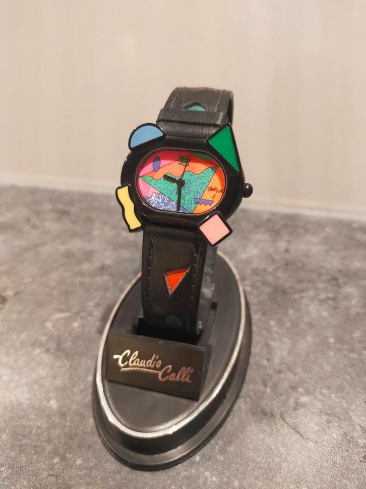 Claudio calli horloge, Sieraden, Tassen en Uiterlijk, Horloges | Dames, Nieuw, Polshorloge, Overige merken, Staal, Leer, Ophalen of Verzenden