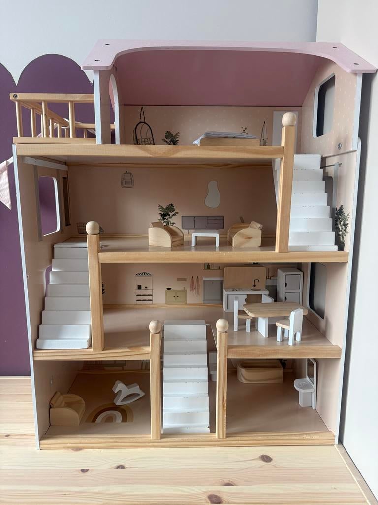 Poppenhuis Petit Amelie, Ophalen of Verzenden, Gebruikt, Poppenhuis