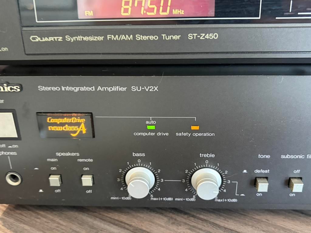 Technics hifi-set, Ophalen of Verzenden, Gebruikt, 60 tot 120 watt, Overige merken