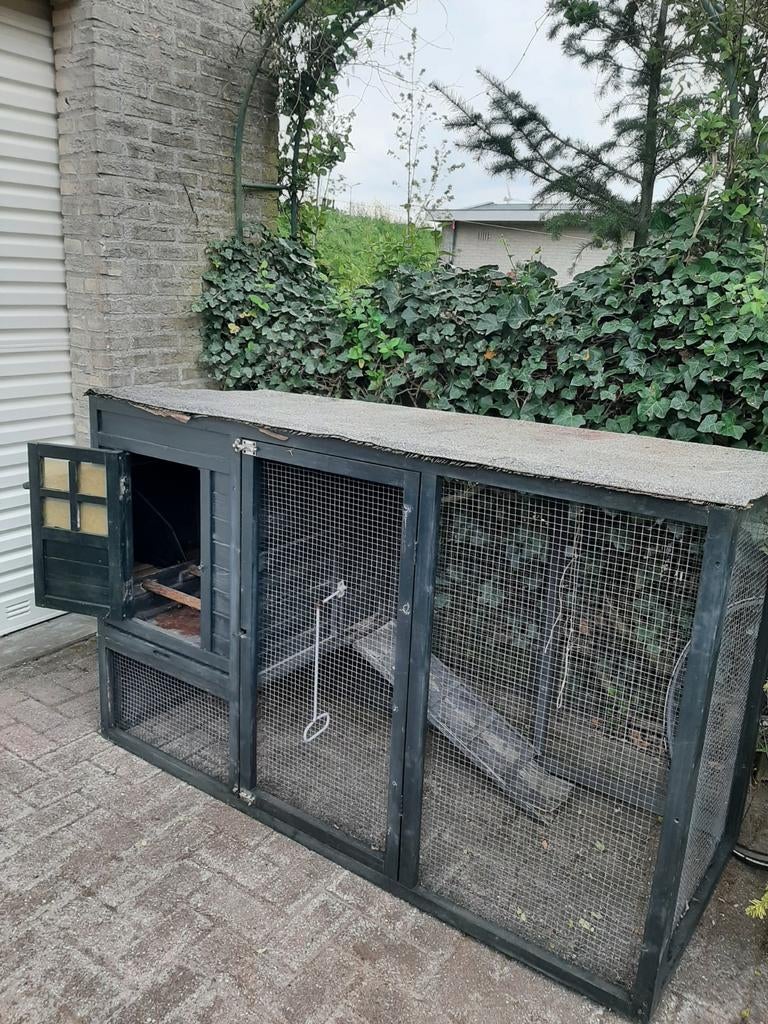 Kippenhok met ren, Dieren en Toebehoren, Pluimvee | Toebehoren, Ophalen, Gebruikt, Kippenhok of Kippenren