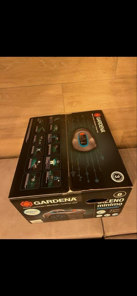 Gardena Sileno Minimo Robotmaaier 500 m² - Nieuw in doos, Ophalen, Nieuw, 20 tot 25 cm, Bestuurbaar via app