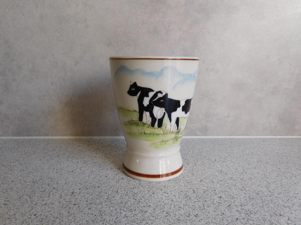 Mok Koe en Kalf Delft Handwerk, Ophalen of Verzenden, Zo goed als nieuw, Overige stijlen, Kop(pen) en/of Schotel(s)