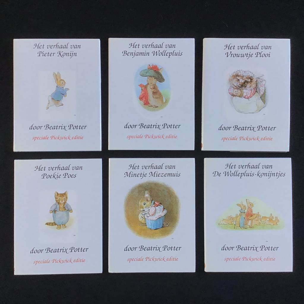 6 boekjes Beatrix Potter Pickwick Peter Rabbit Benjamin e.d., Boeken, Ophalen of Verzenden, Nieuw, Prentenboek
