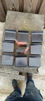 10 zwarte raamdorpels 105 x 105, Doe-het-zelf en Verbouw, Metselstenen, Ophalen, Nieuw, Kalkzandstenen