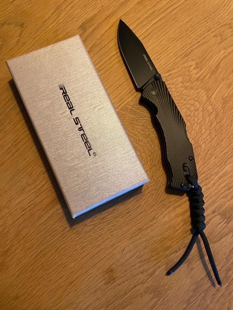 Real Steel Knives - H7 Special Edition Ghost Black zakmes, Ophalen of Verzenden, Nieuw