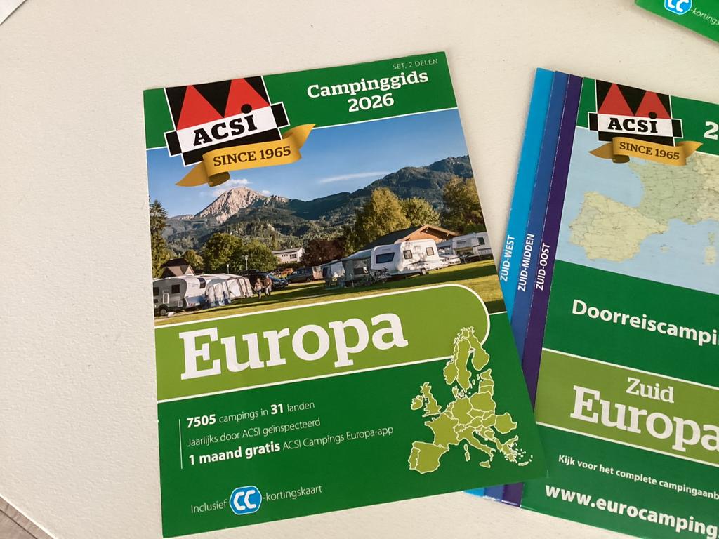 ACSI Campinggids 2026 Europa (nieuw, excl. pasje), Overige merken, Europa, Nieuw, Ophalen of Verzenden