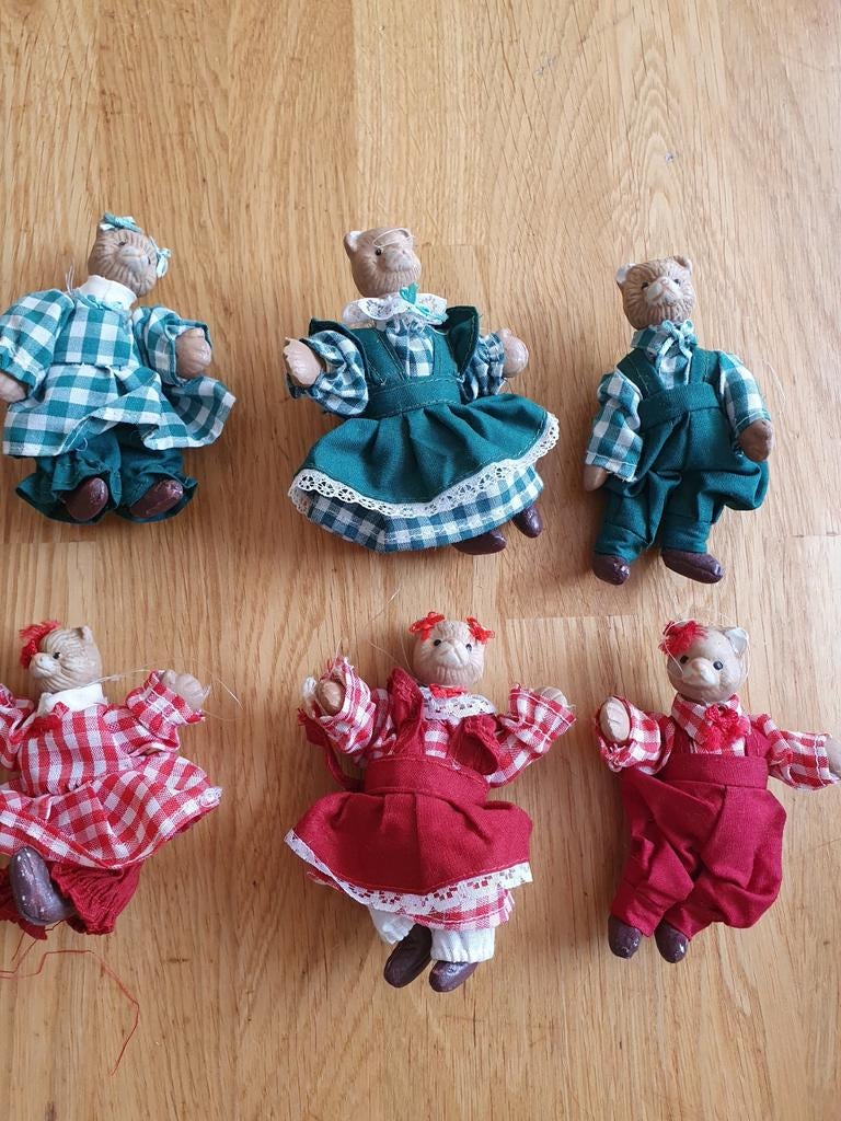 6 beertjes in mandje, Ophalen of Verzenden, Poppenhuis