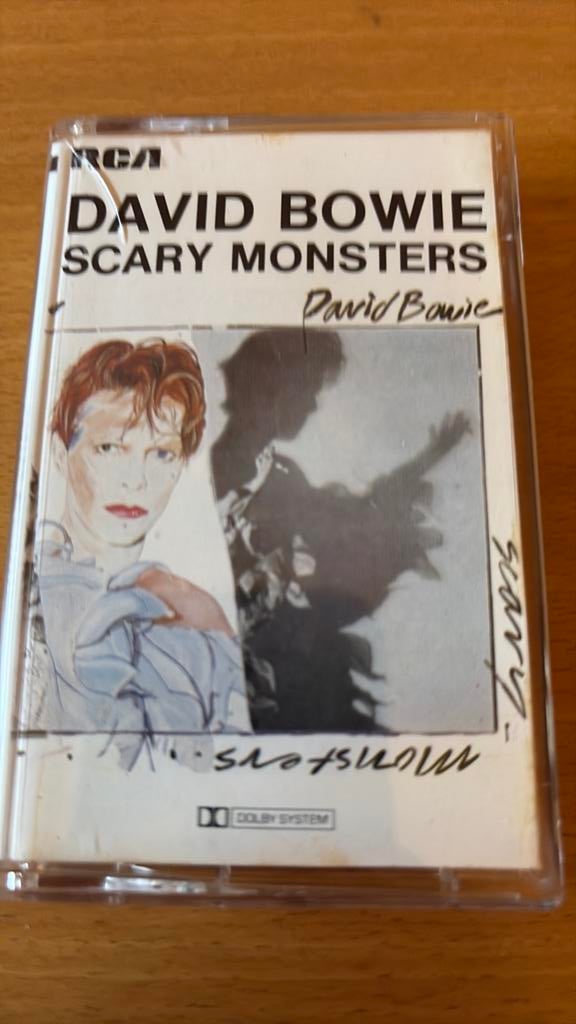 David Bowie muziek cassette scary monsters 10 tracks, Gebruikt, Ducoso, 1 bandje, Ophalen of Verzenden