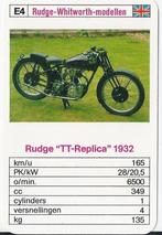 M20 motorkaartje rudge tt replica 1932 ( e4 ), Ophalen of Verzenden, Zo goed als nieuw, Auto's