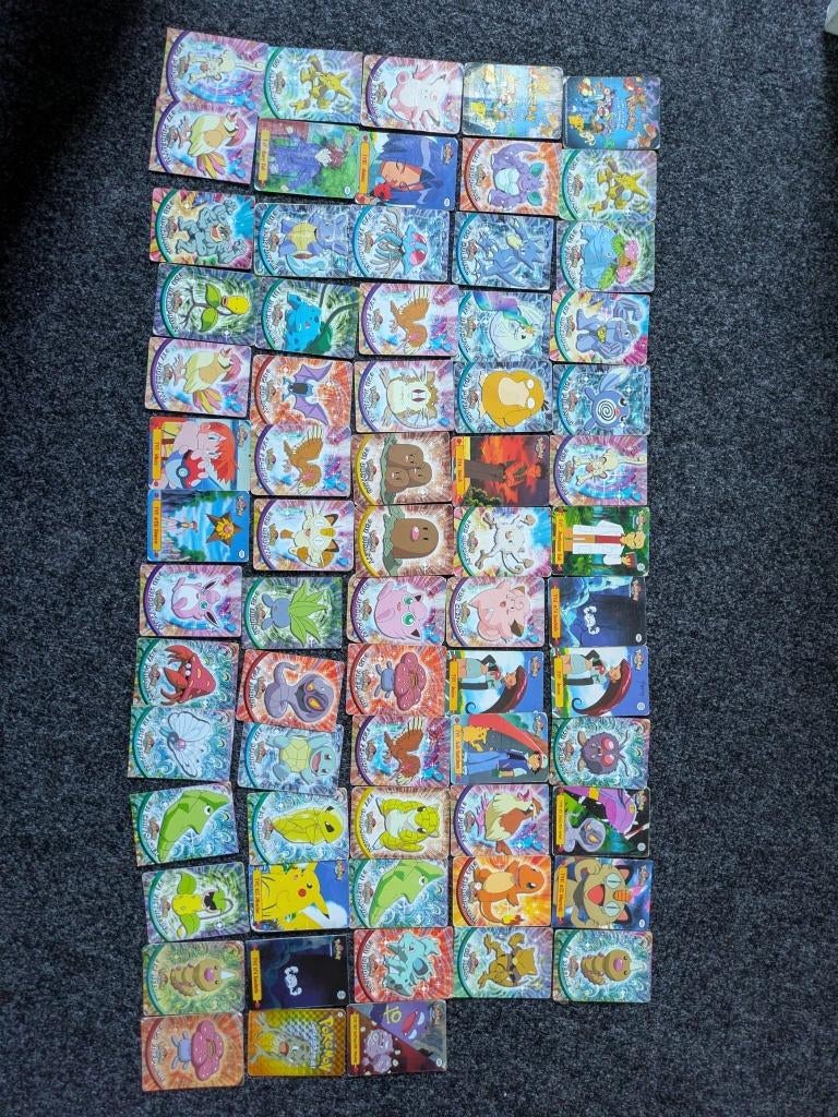 Topps Pokemonkaarten, Ophalen of Verzenden, Gebruikt, Meerdere kaarten