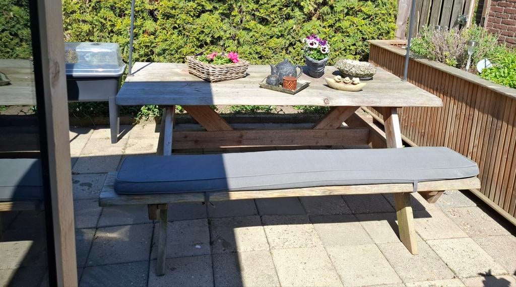 Douglas picknicktafel, Tuin en Terras, Picknicktafels, Ophalen, Rechthoekig, Hout