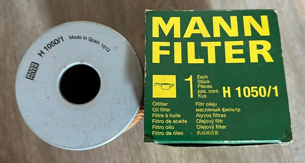 MANN-FILTER Oliefilterelement H 1050/1, Ophalen, Nieuw, Overige automerken