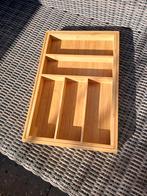 Uitschuifbare besteklade/organizer van bamboe, Ophalen of Verzenden, Zo goed als nieuw, Hout
