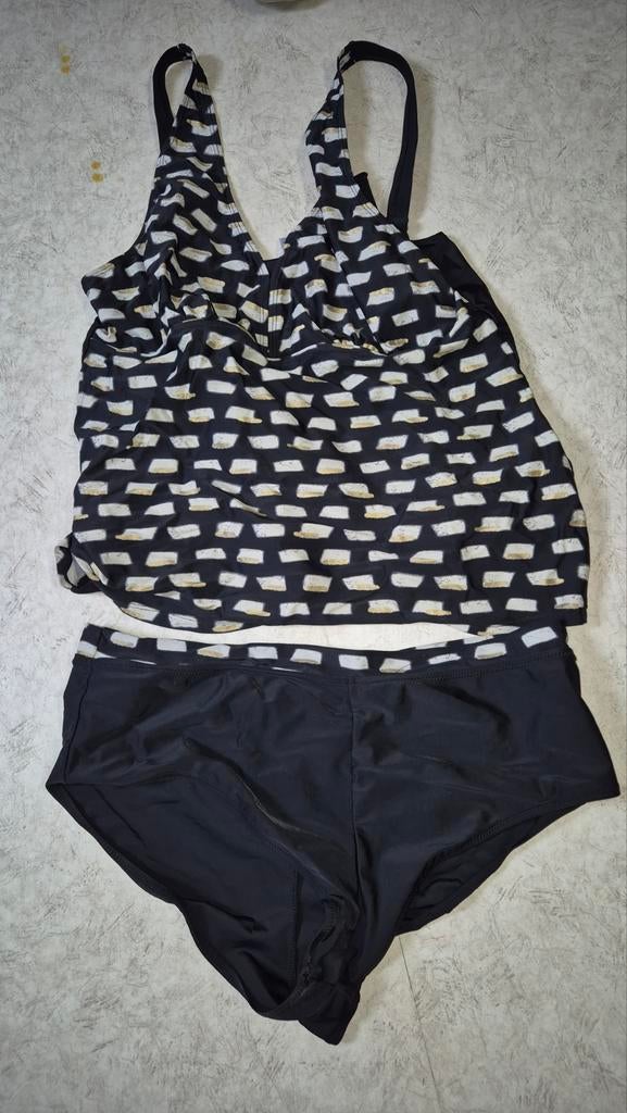 Tankini met broekje erbij, Ophalen of Verzenden, Zo goed als nieuw, Zwart, Overige typen
