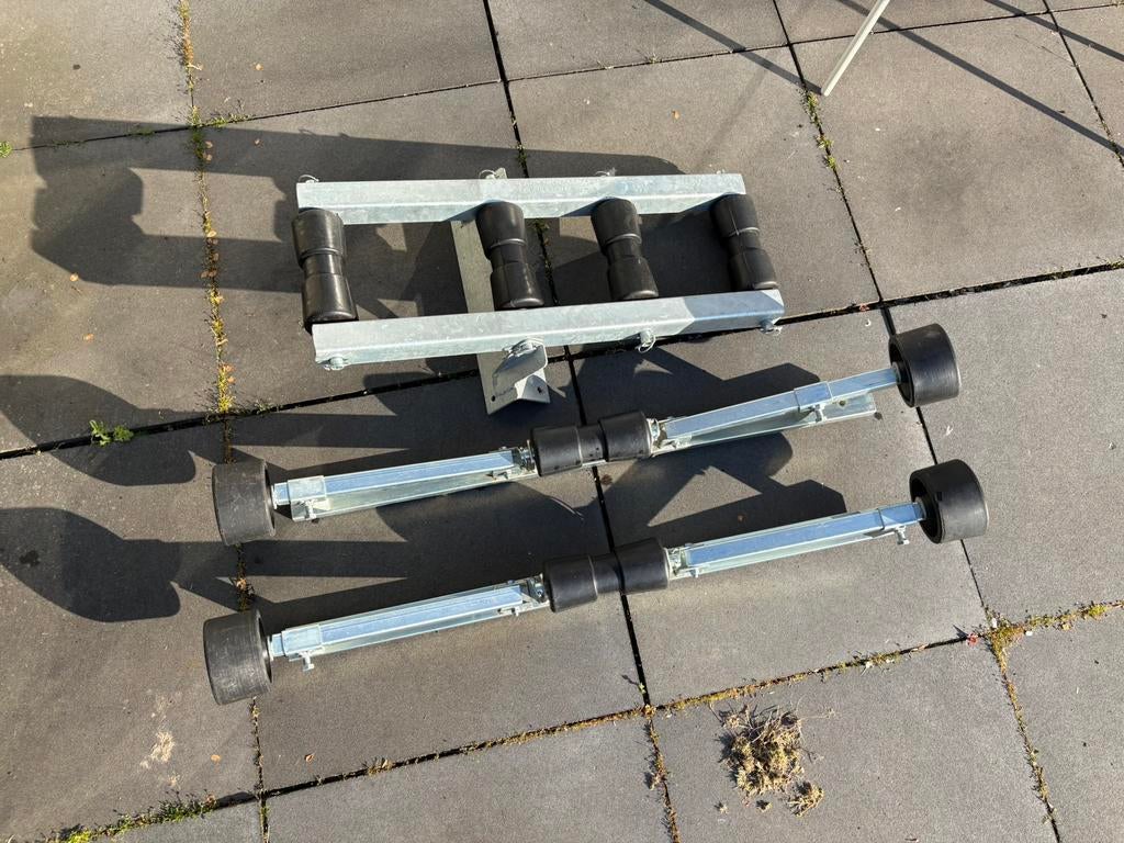 Bootkantelsysteem en kielrollen nieuw zeer hoge kwaliteit, Ophalen, Zo goed als nieuw