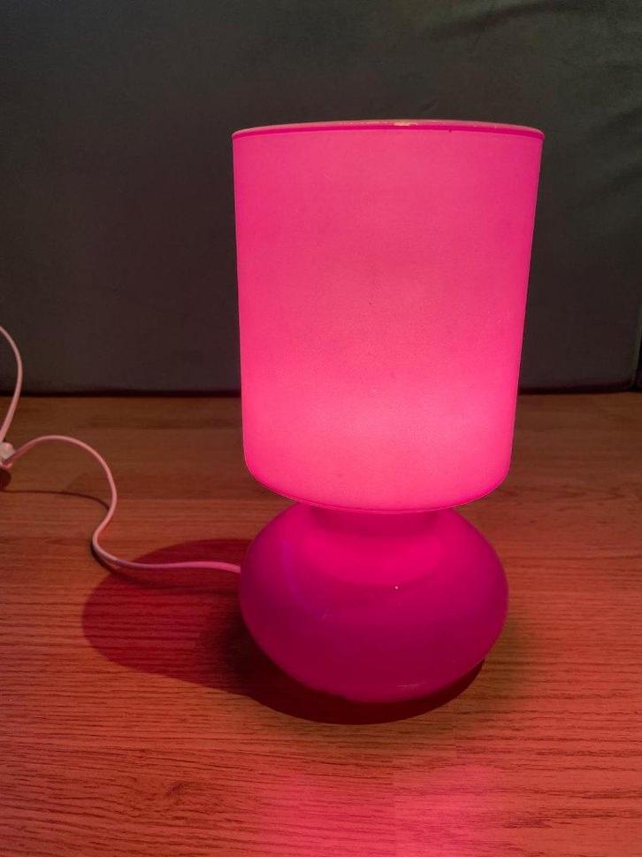 Retro/ vintage Lykta lampje ikea roze (paars/ fuchsia), Antiek en Kunst, Antiek | Glas en Kristal, Ophalen of Verzenden