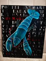 Bleu kreeft schilder E Frenk, Ophalen