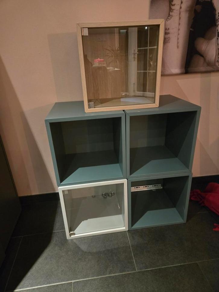 5x Eket kubussen Ikea, Huis en Inrichting, Kasten | Wandmeubels, Minder dan 100 cm, Minder dan 150 cm, 25 tot 50 cm, Ophalen