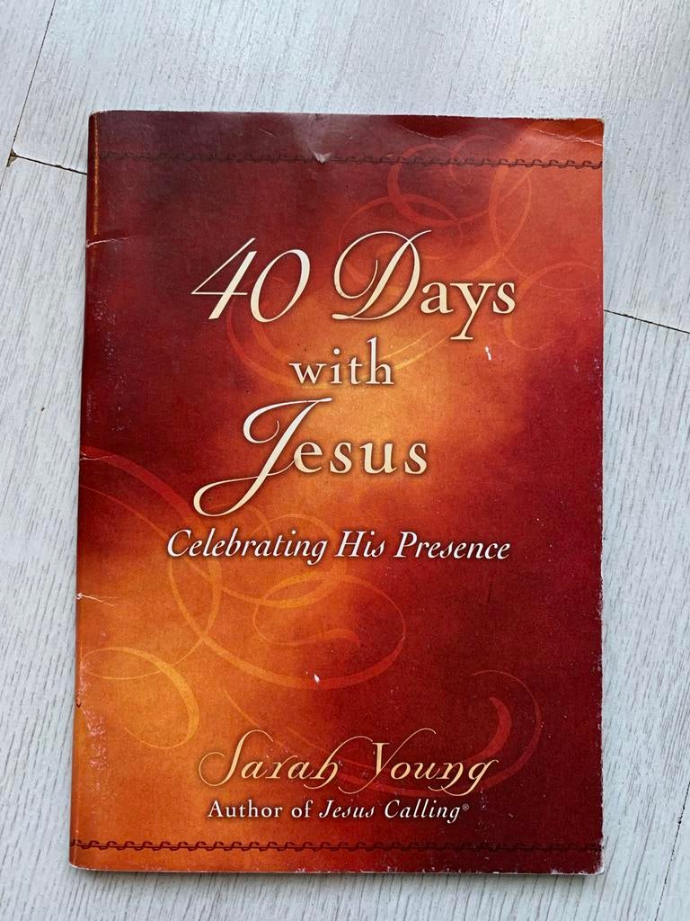 40 Dagen met Jezus - Sarah Young, Boeken, Godsdienst en Theologie, Ophalen of Verzenden, Zo goed als nieuw, Christendom | Katholiek