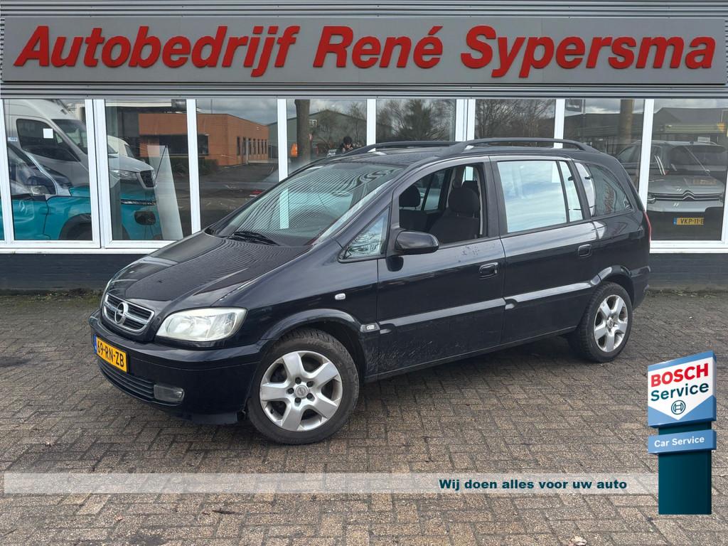 Opel Zafira 1.8-16V Maxx | 7p. | Trekhaak | Clima | Navi | E, Voorwielaandrijving, Stof, Gebruikt, Zwart