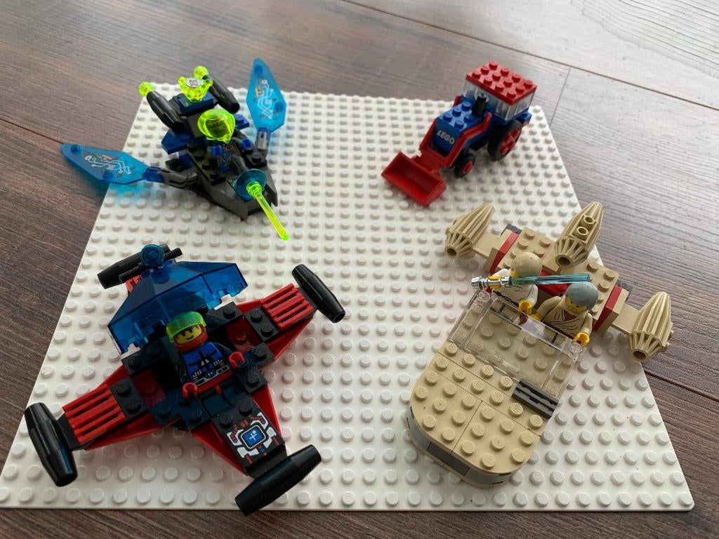 Vintage Lego sets: 6835, 7110, 604, 6817, Verzenden, Gebruikt, Complete set, Lego