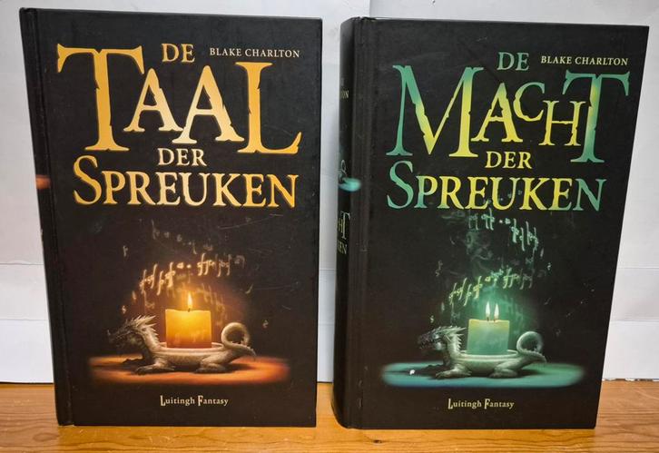 Blake Charlton dl1&2 De Taal/Macht der spreuken HC'S, Boeken, Fantasy, Zo goed als nieuw, Ophalen of Verzenden