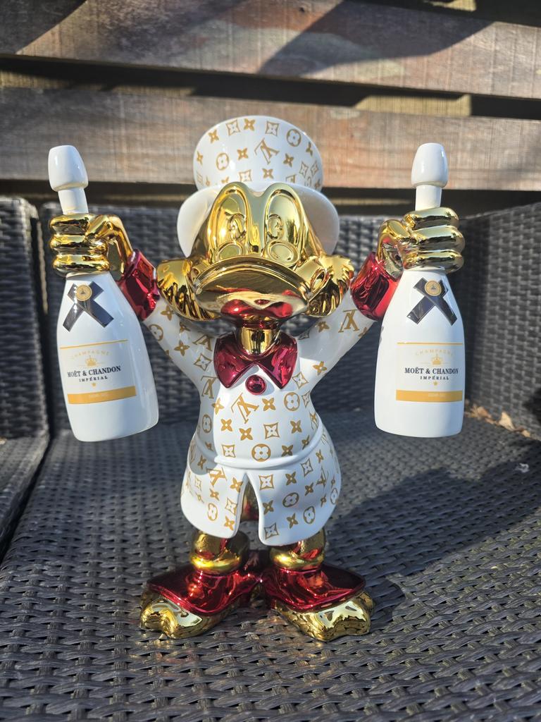 Lior24 beeld dagobert duck/louis vuitton/moët, Ophalen of Verzenden, Zo goed als nieuw, Fantasy