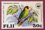 Fiji postfris 111 => WWF - WNF - Roze Bek Papegaai Amadine, Verzenden, Postfris, Dier of Natuur