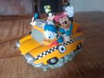Vintage Disney Spaarpot Taxi, Ophalen of Verzenden, Mickey Mouse, Gebruikt, Beeldje of Figuurtje