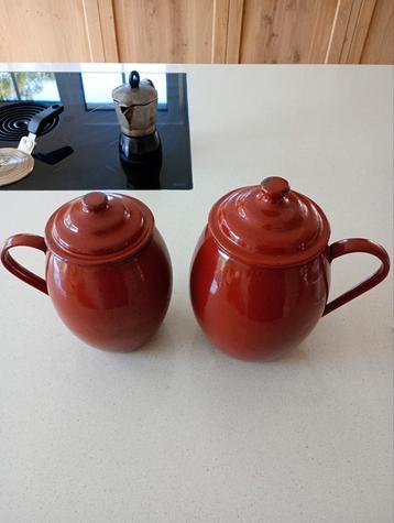 Vintage Mediterraanse Keuken Potten (2) beschikbaar voor biedingen