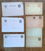 ROEMENIË 6 ONGEBRUIKTE BRIEFKAARTEN 1882-1900 /E35, Ophalen of Verzenden, Envelop