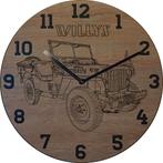 Themaklok met een Willys MB Jeep, Verzamelen, Militaria | Tweede Wereldoorlog, Ophalen of Verzenden, Nederland